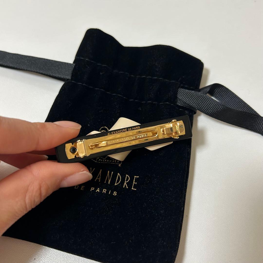 Alexandre de Paris バレッタブラック