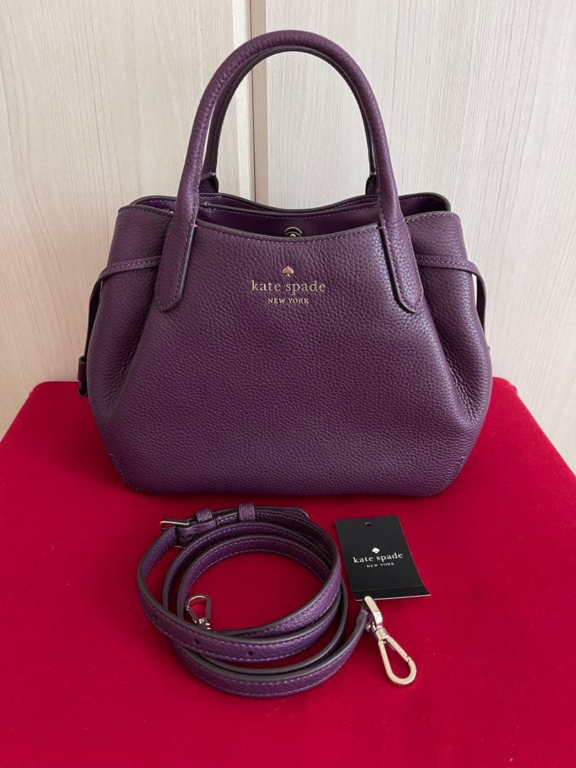 ケイトスペード ダンプリング スモール サッチェルパープル系新品未使用