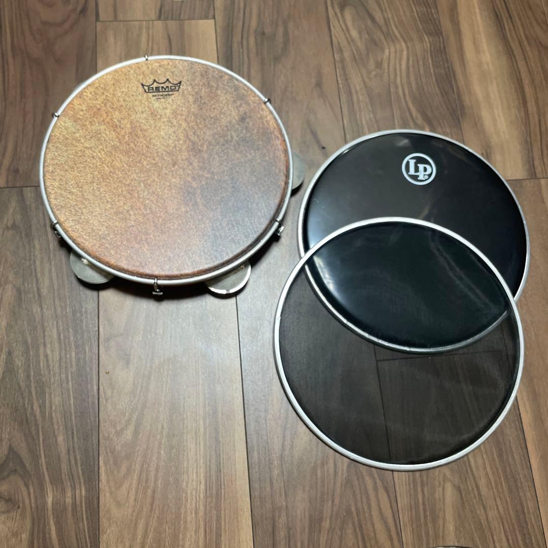 パンデイロ　lp 交換ヘッド、フープ有り‼️美品‼️