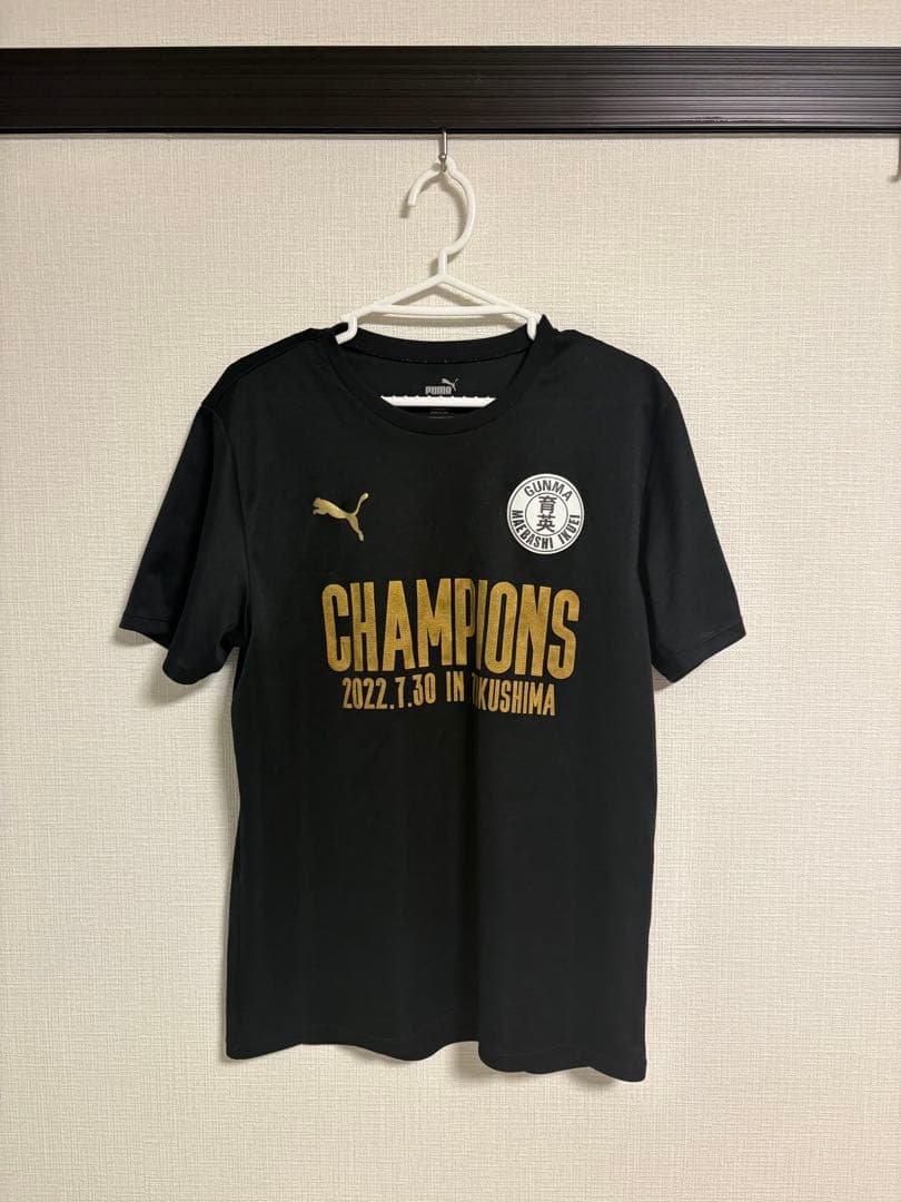 超希少非売品✨️前橋育英サッカー部2022年徳島インターハイ チャンピオンTシャツ
