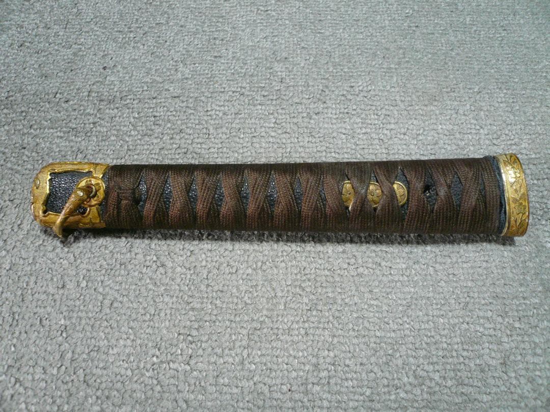 軍刀 柄 旧日本軍 海軍 士官 刀装具 鮫皮 将校 儀礼刀 指揮刀 時代物