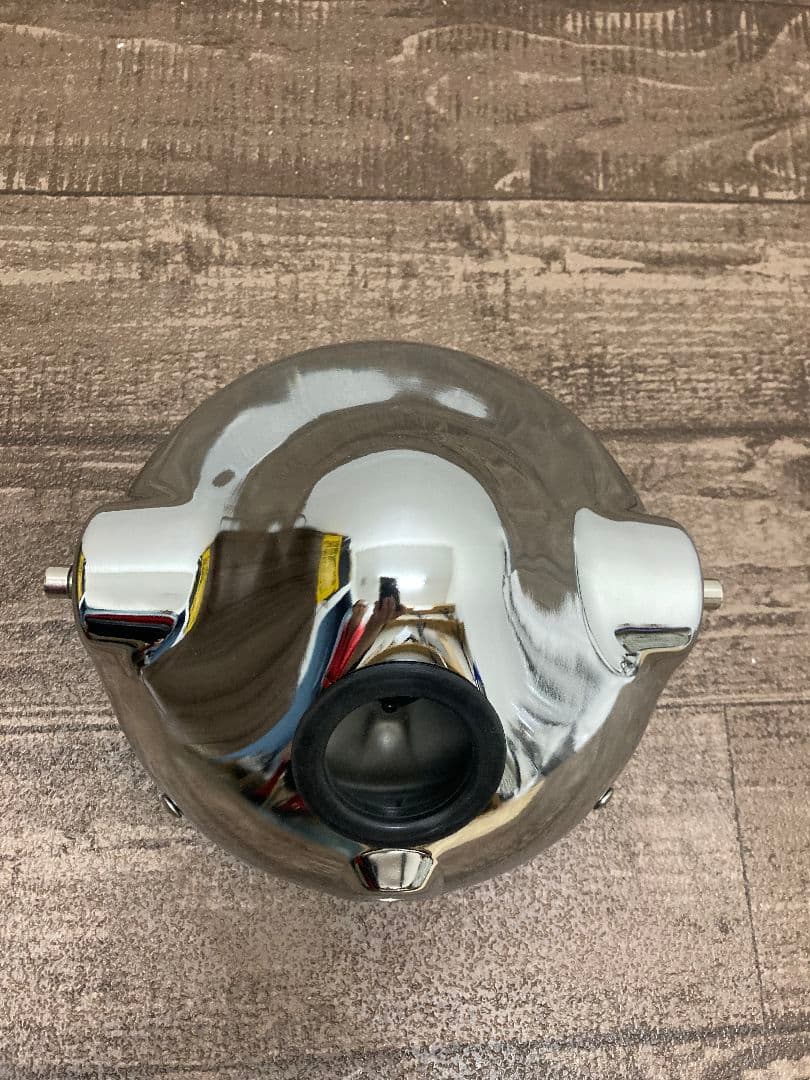 ゼファー400シビエタイプライト200パイイエローレンズ/メッキケ−ス