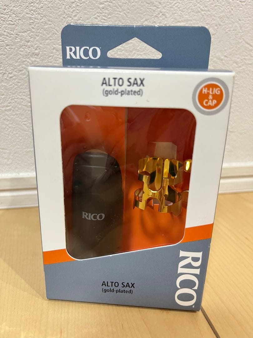 RICO ALTO SAX (gold-plated) Hリガチャー