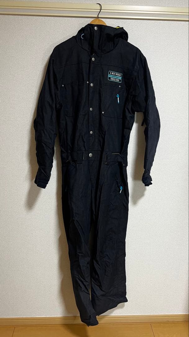 X-NIX ブラック スノーボード オーバーオール