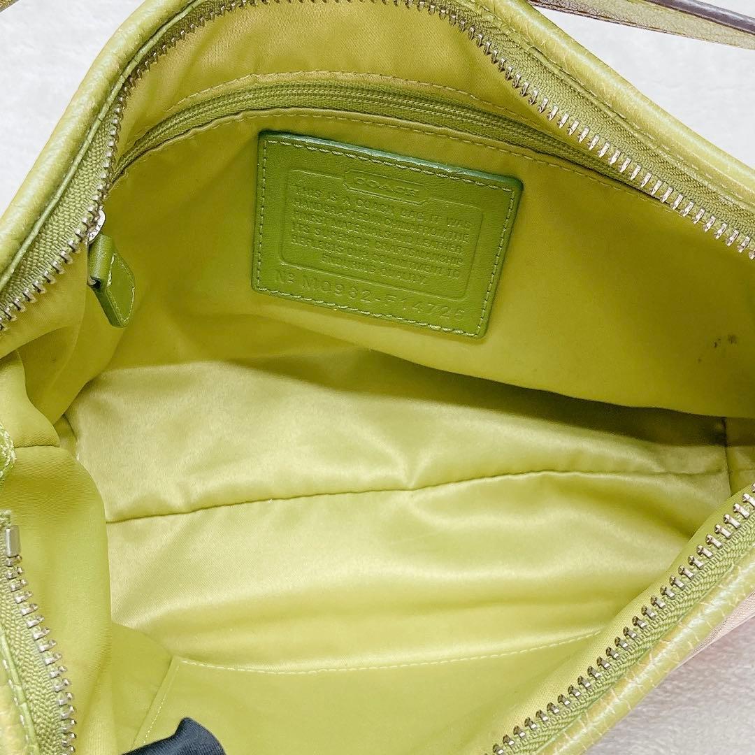 ✨美品✨COACH コーチ ハンドバッグ シグネチャー パッチワーク フラワー