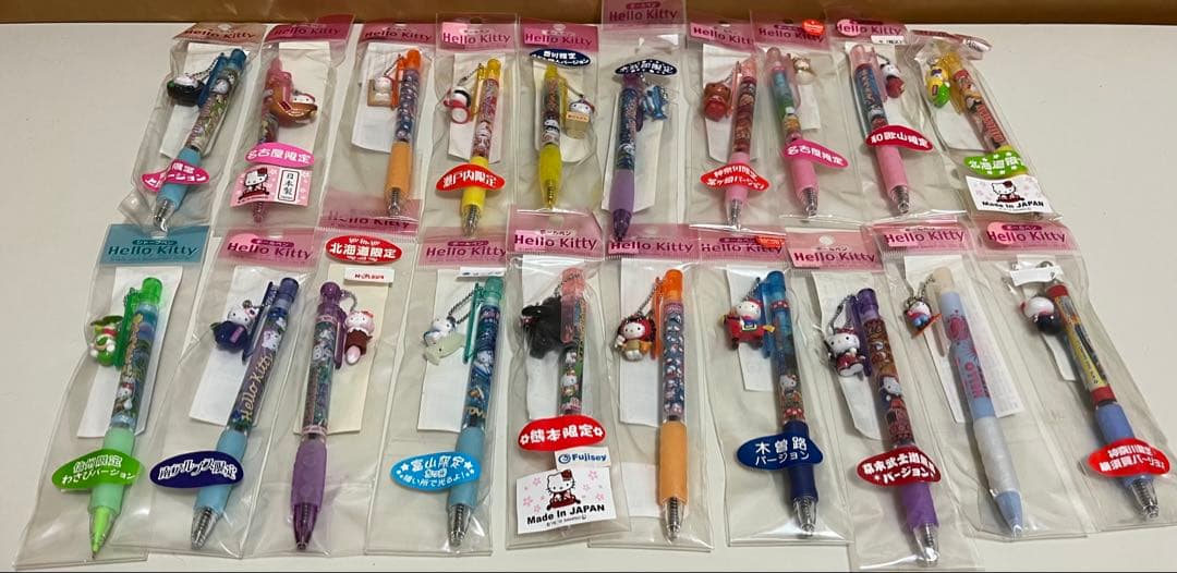 【激レア/未開封】ご当地キティボールペン シャープペン20本まとめ 上野パンダ等