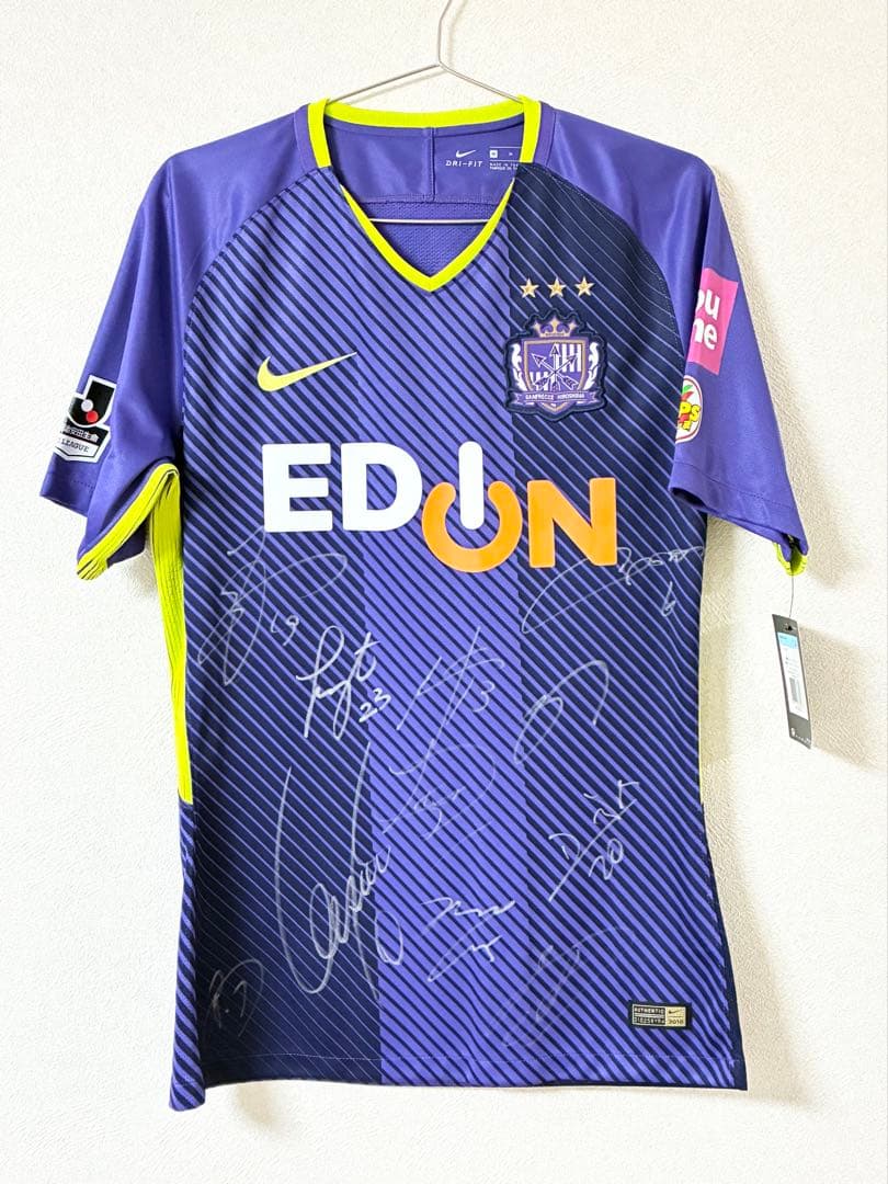 新品！サンフレッチェ広島★オーセンティックユニフォーム★寄せ書きサイン入り★M