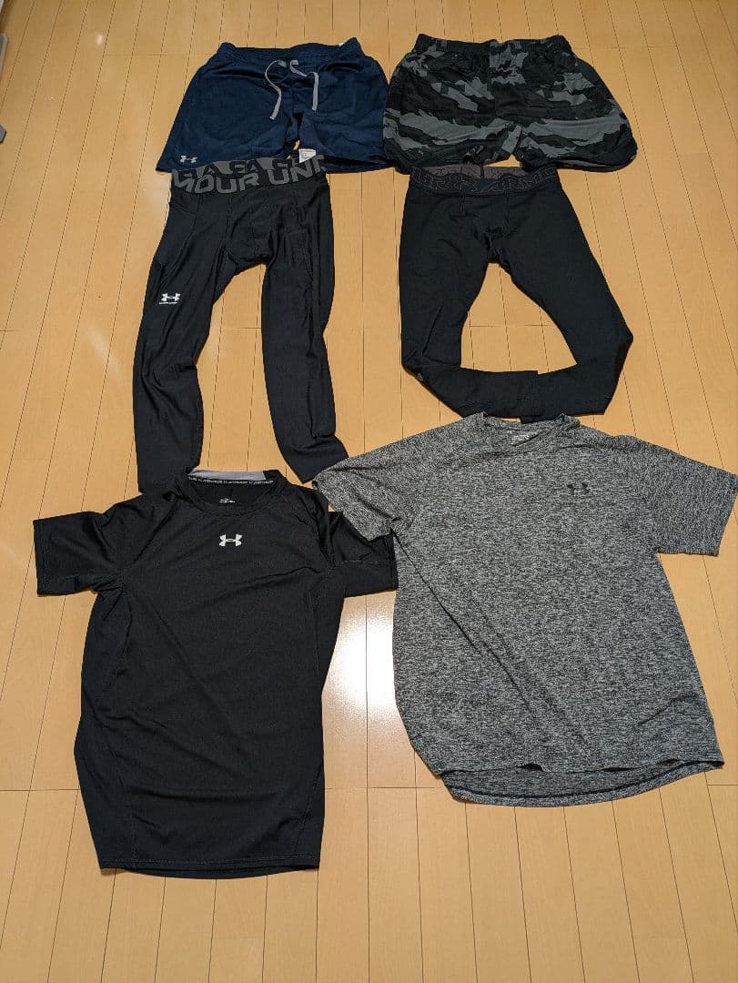 アンダーアーマー　 トレーニングウェアセット XL、2XL　6点セット