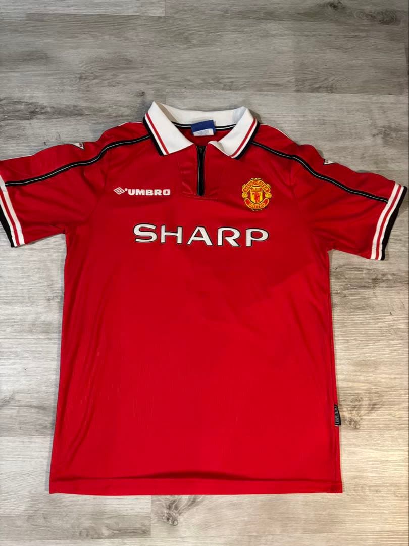 マンチェスターユナイテッド #7 ベッカムユニフォーム 襟付き アンブロ#443