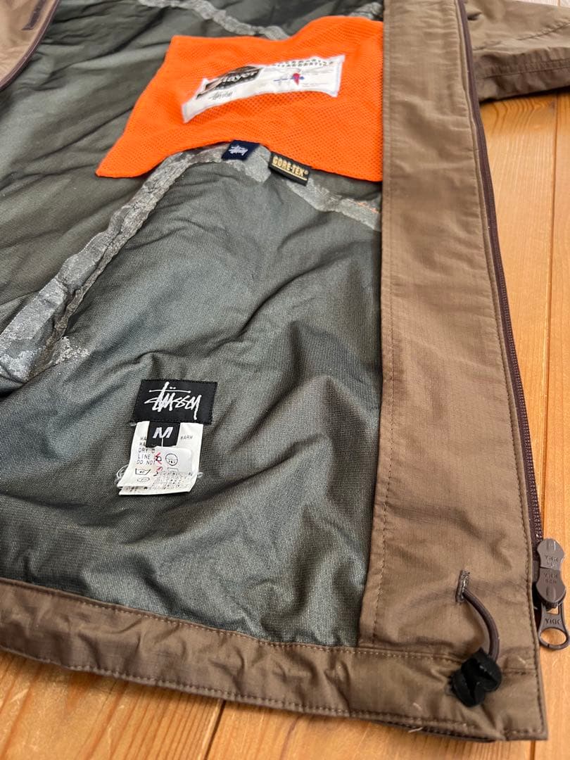 stussy ステューシー GORE-TEXスノボジャケット ブラウン Mサイズ