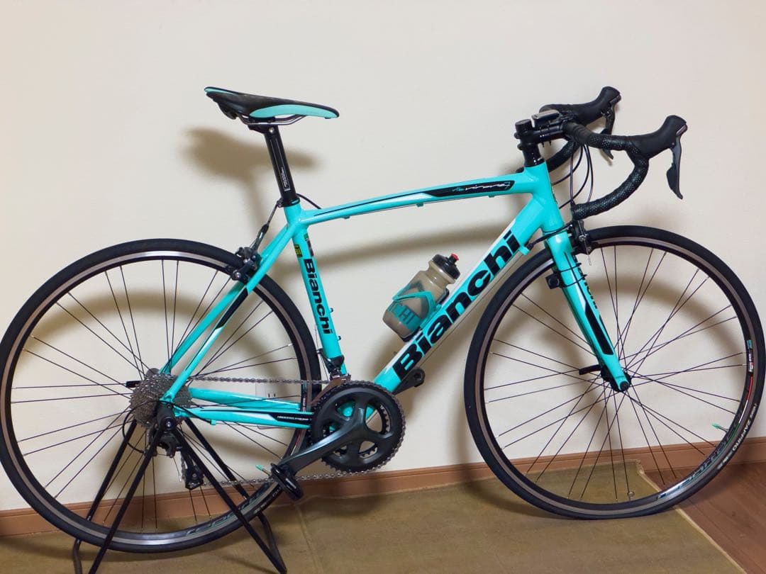 Bianchi via nirone7 Celeste TIAGRAコンポセット