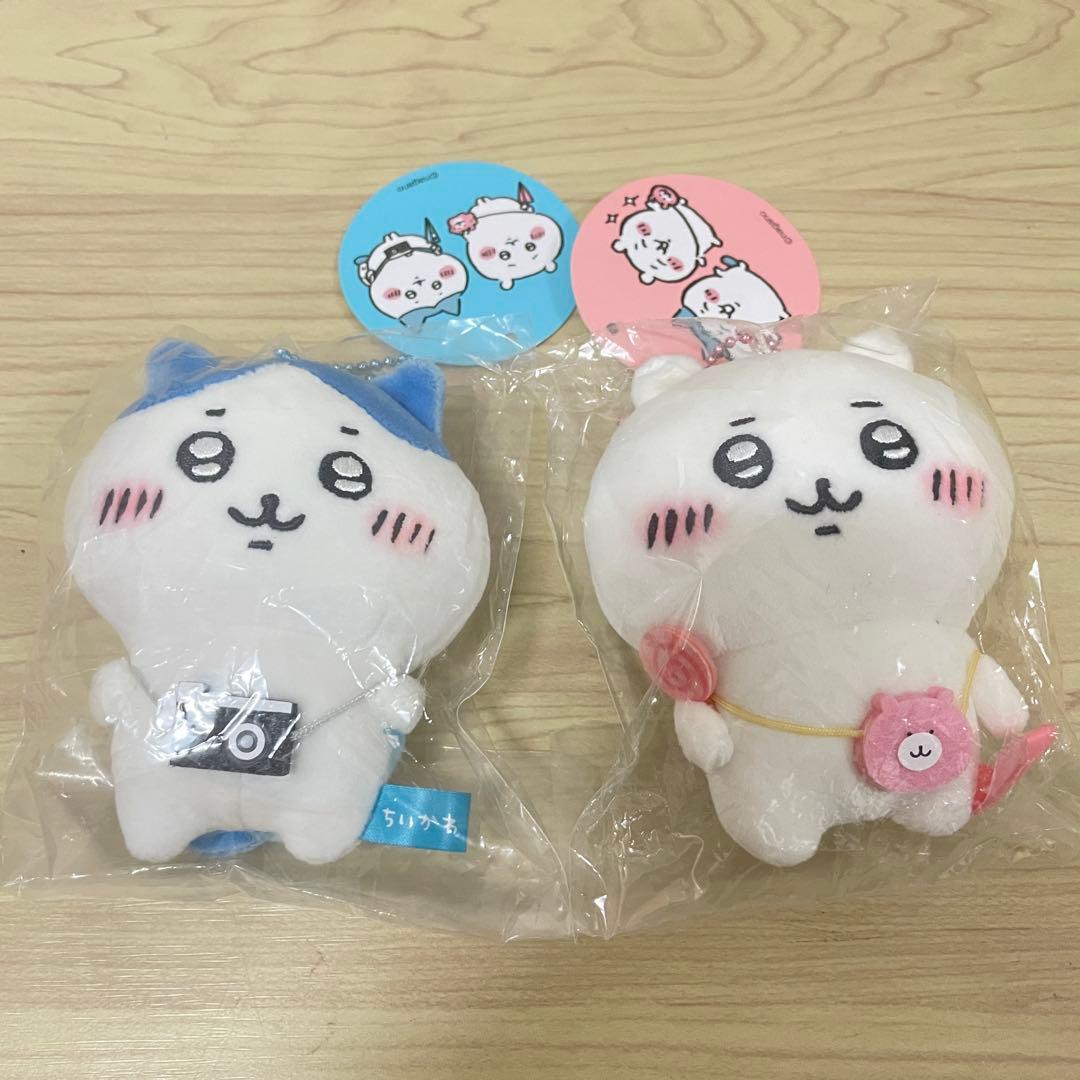 【新品タグ付き】ちいかわ ハチワレ おでかけ楽しみ!なぷちミニマスコット 最初期