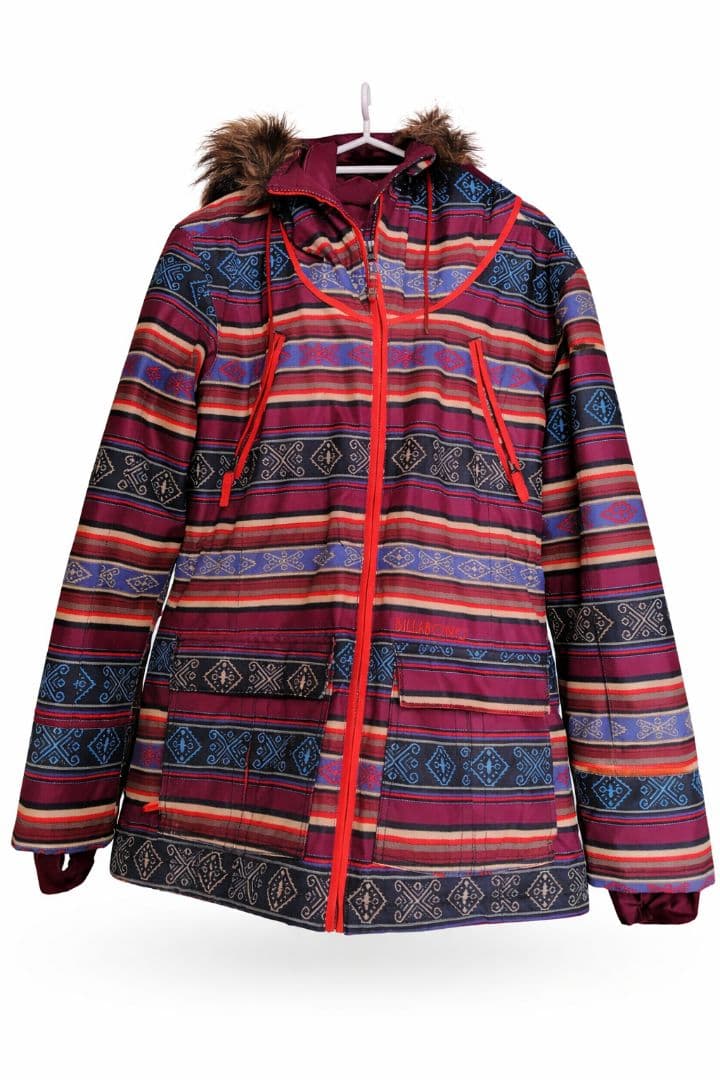 BILLABONG ファー付きスノーボードジャケット Mサイズ