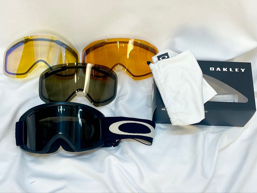 【XLサイズ(L)】OAKLEY オーフレーム2.0 交換レンズ3枚　ゴーグル