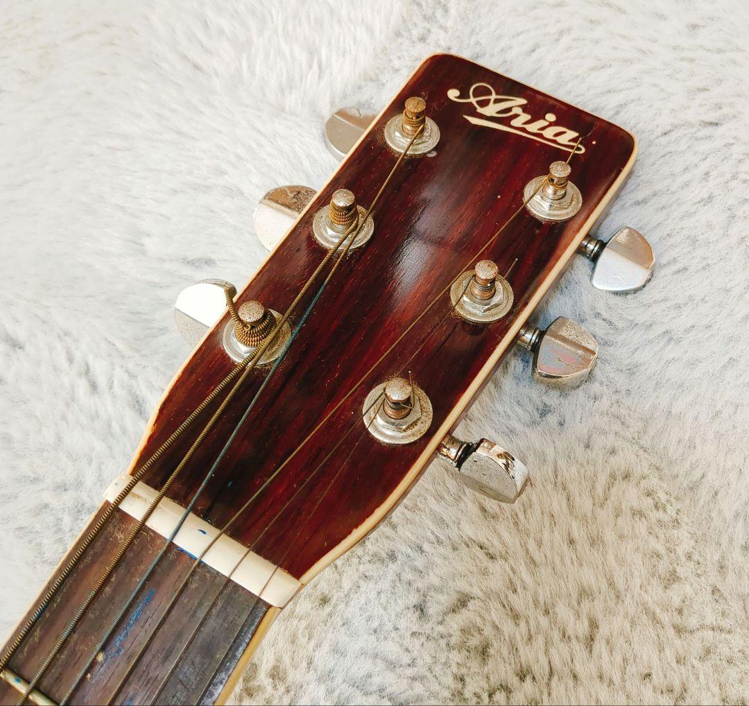 音出し確認済 ★ ARIA W-30D ドレッドノートアコースティックギター