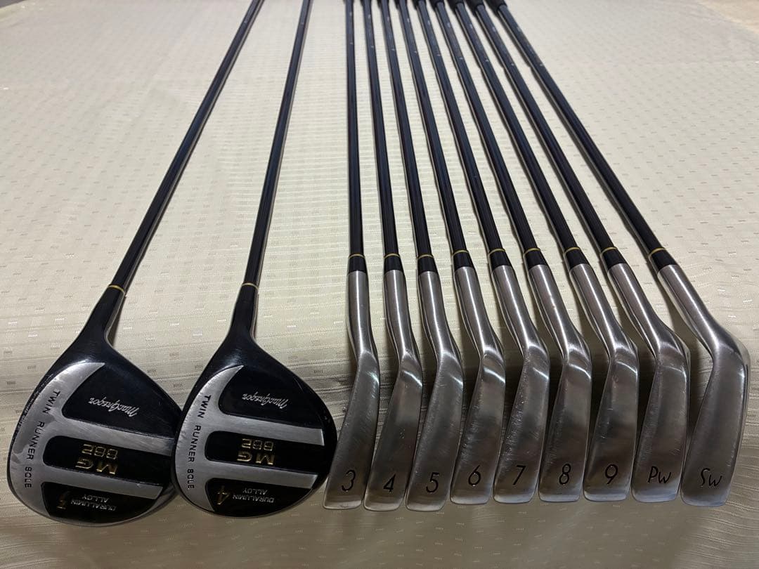 ✳️【美品中古】マクレガーゴルフセット⚫︎カーボンシャフト⚫︎3W・4W・アイアン9本