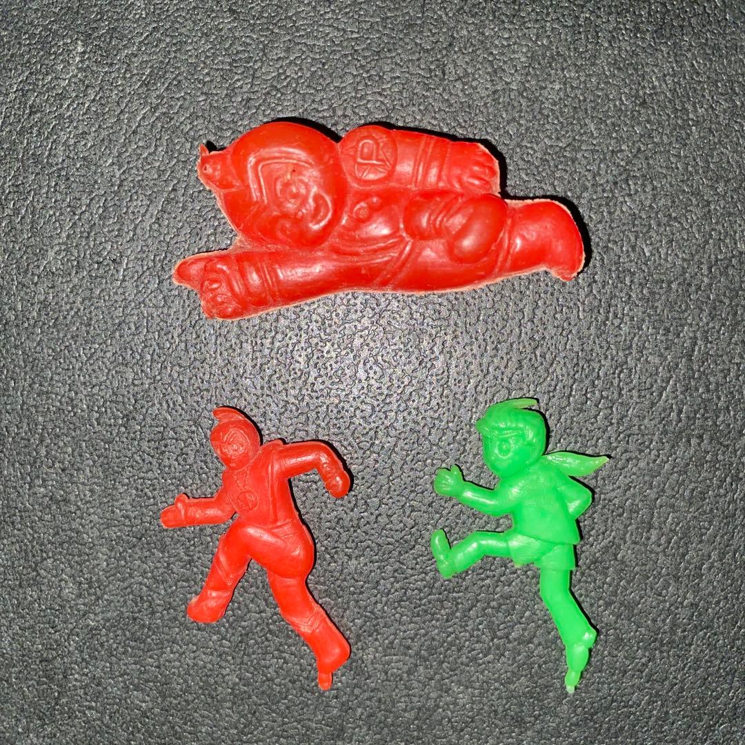 【昭和レトロ】グリコ おまけ　遊星少年パピィ 3個セット