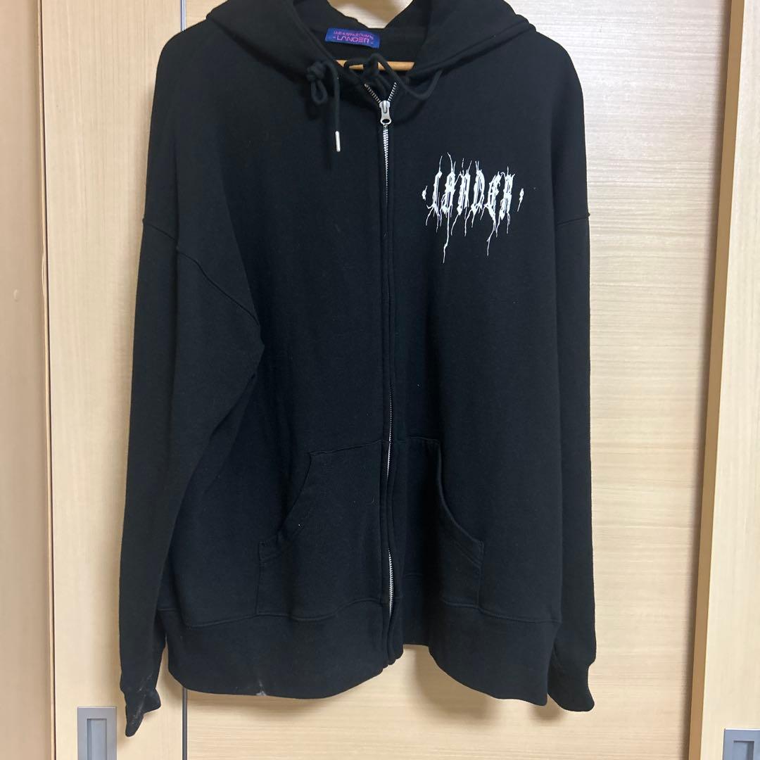 Lisa Lander tour 黒 ジップアップフーディ