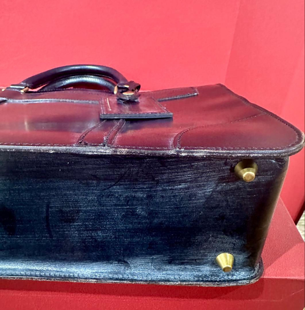 GANZO ブリーフケース 東京青山本店にて購入 長期保管品