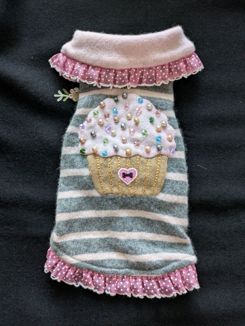 フィフィアンドロメオ　カシミア　カップケーキ　グレー　Ｓサイズ