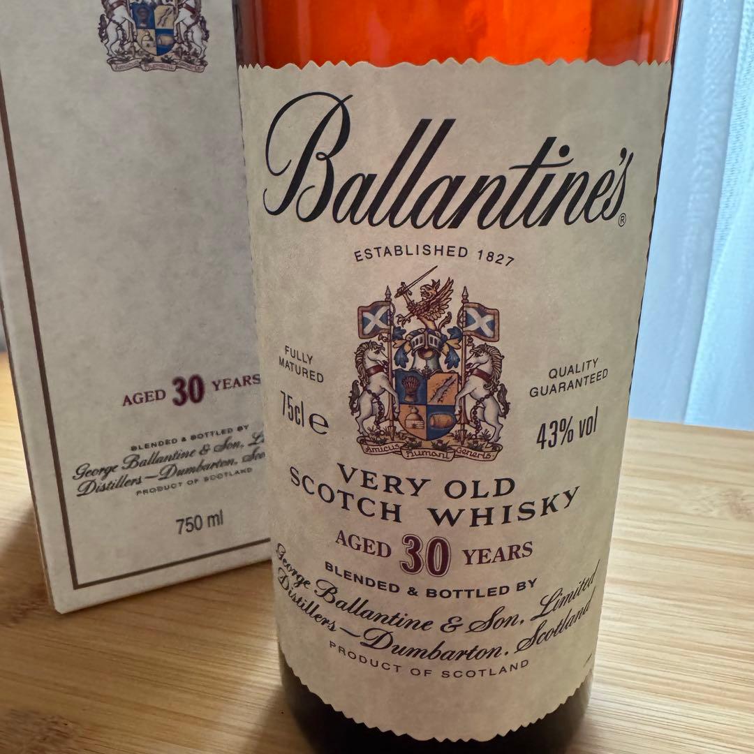 ◆未開栓 Ballantine's 30 Years Scotch Whisky