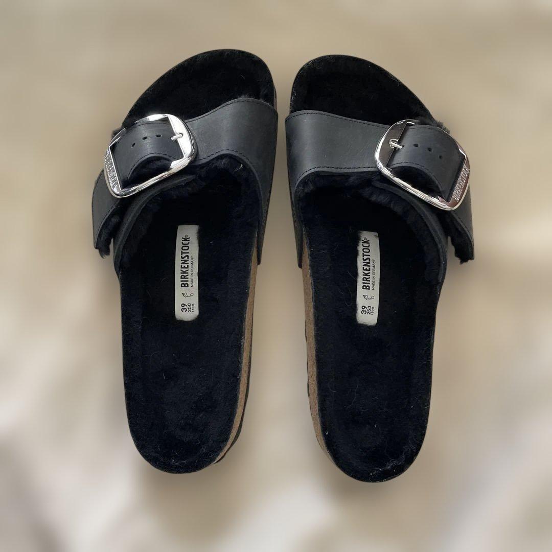 BIRKENSTOCK ブラック サンダル 39