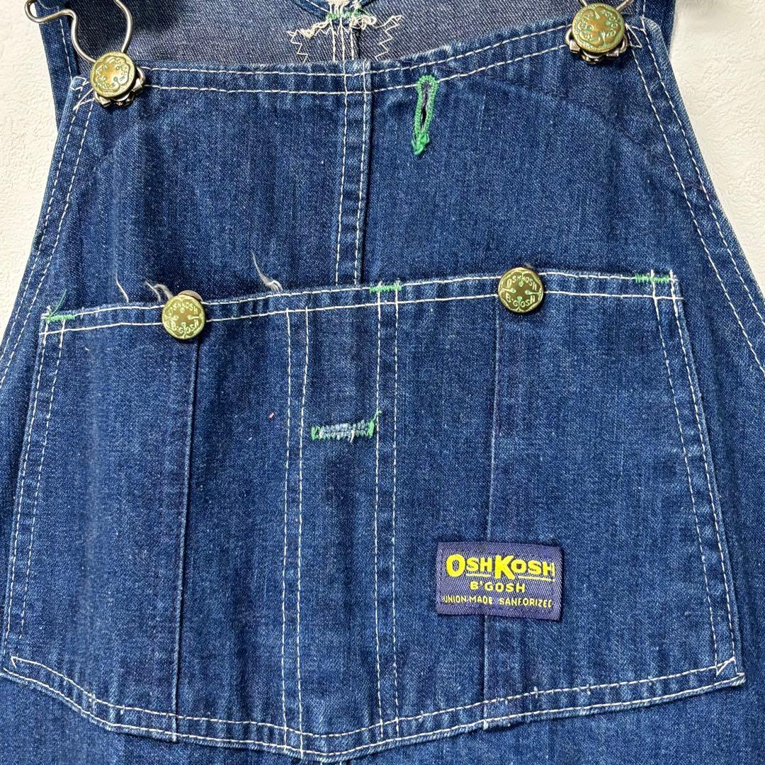70s オシュコシュ オーバーオール デニム パンツ ペインター ワーク 作業着