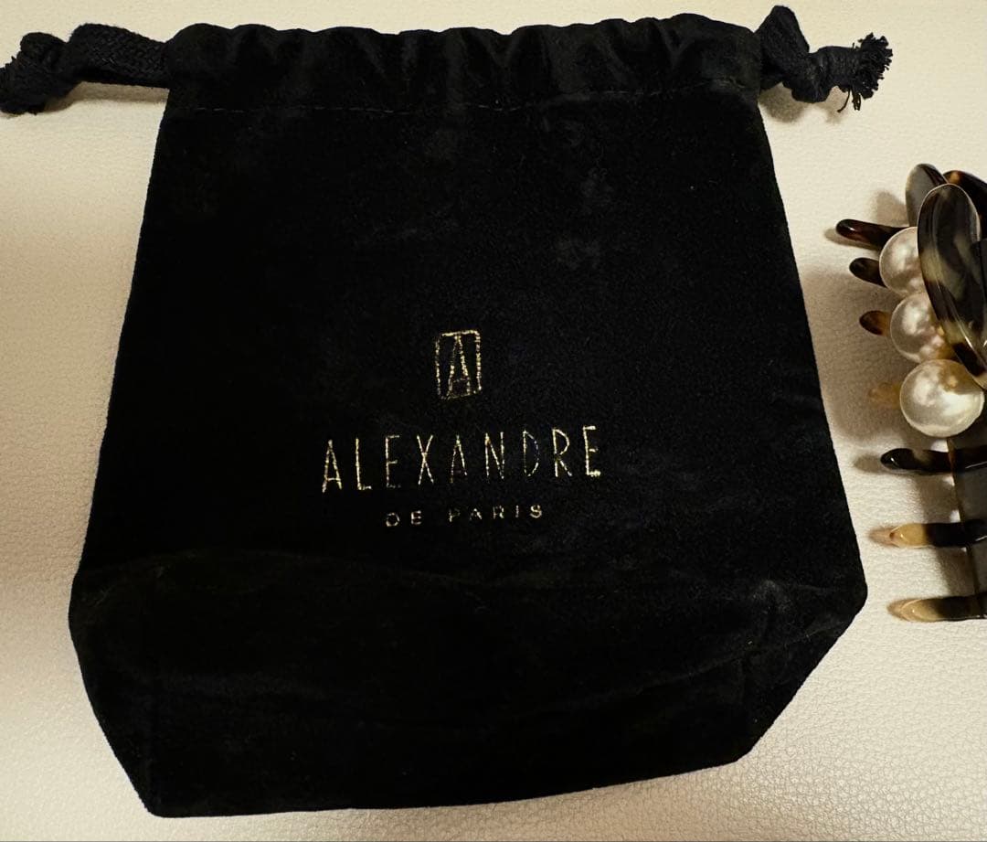 アレクサンドルドゥパリ M クリップ トーキョー パール ヘアクリップ べっ甲