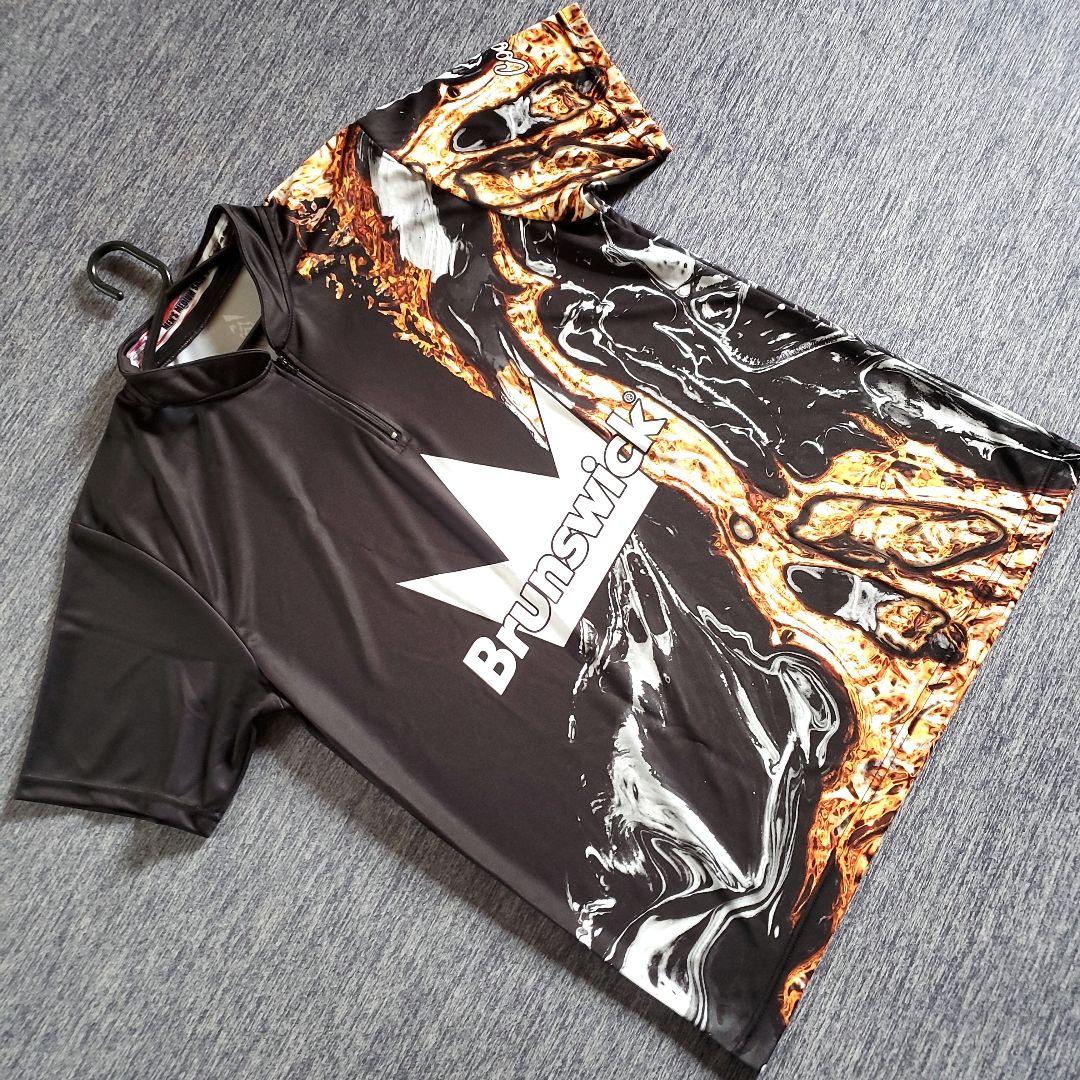 【日本未発売】ボウリングウェア　ブランズウィック　日本サイズL相当　ブラック