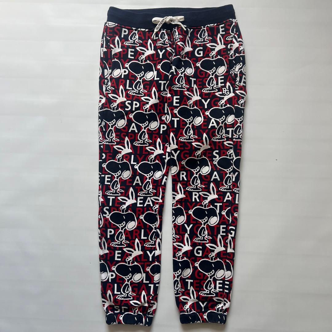 Pearly gates パーリーゲイツ　スヌーピー スウェットパンツ　メンズ