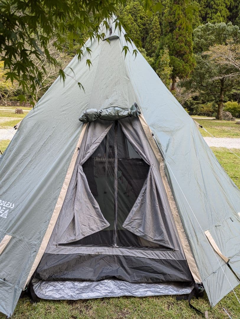 あみもち ワンポールテント 訳あり