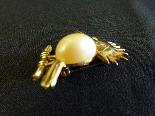 TRIFARI　トリファリ　1960年代　ヴィンテージ　ウッドペッカー　ブローチ