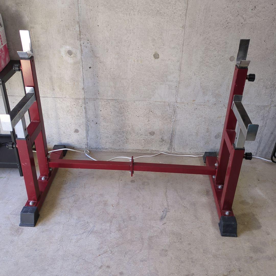 セーフティバー付きベンチプレス台