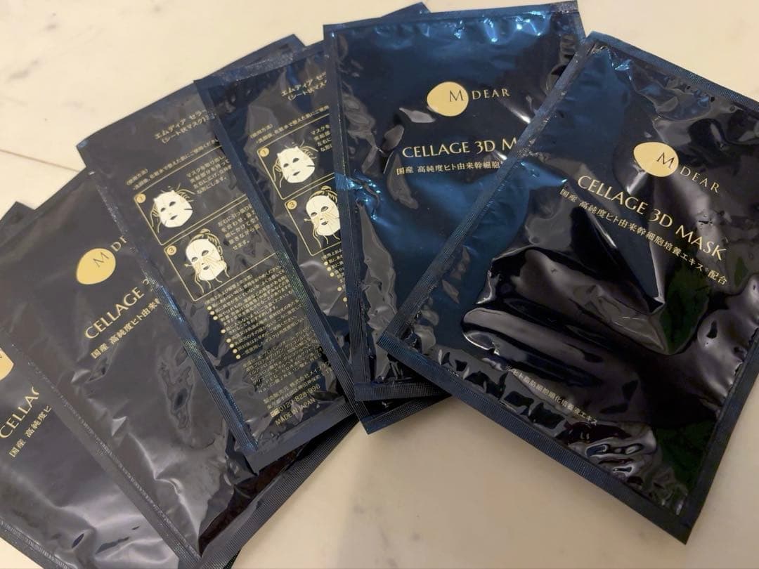 エムディア セラージュ3Dマスク / 30mL×6枚　バラ売り　箱無し