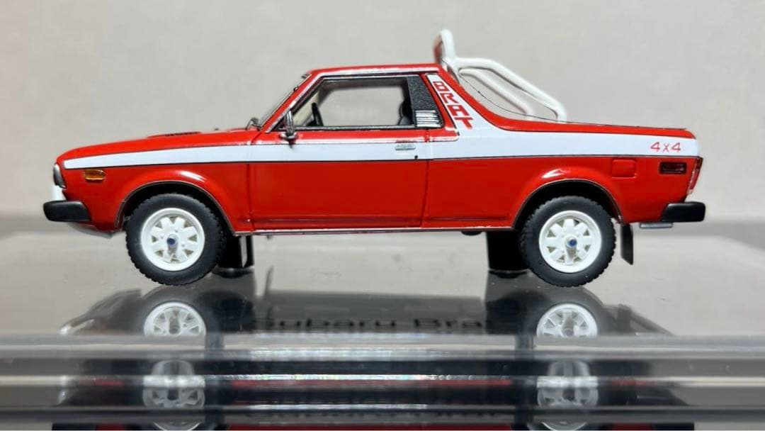 超レアモデル❗️ミニカー 1/43 DNA スバル ブラット レッド