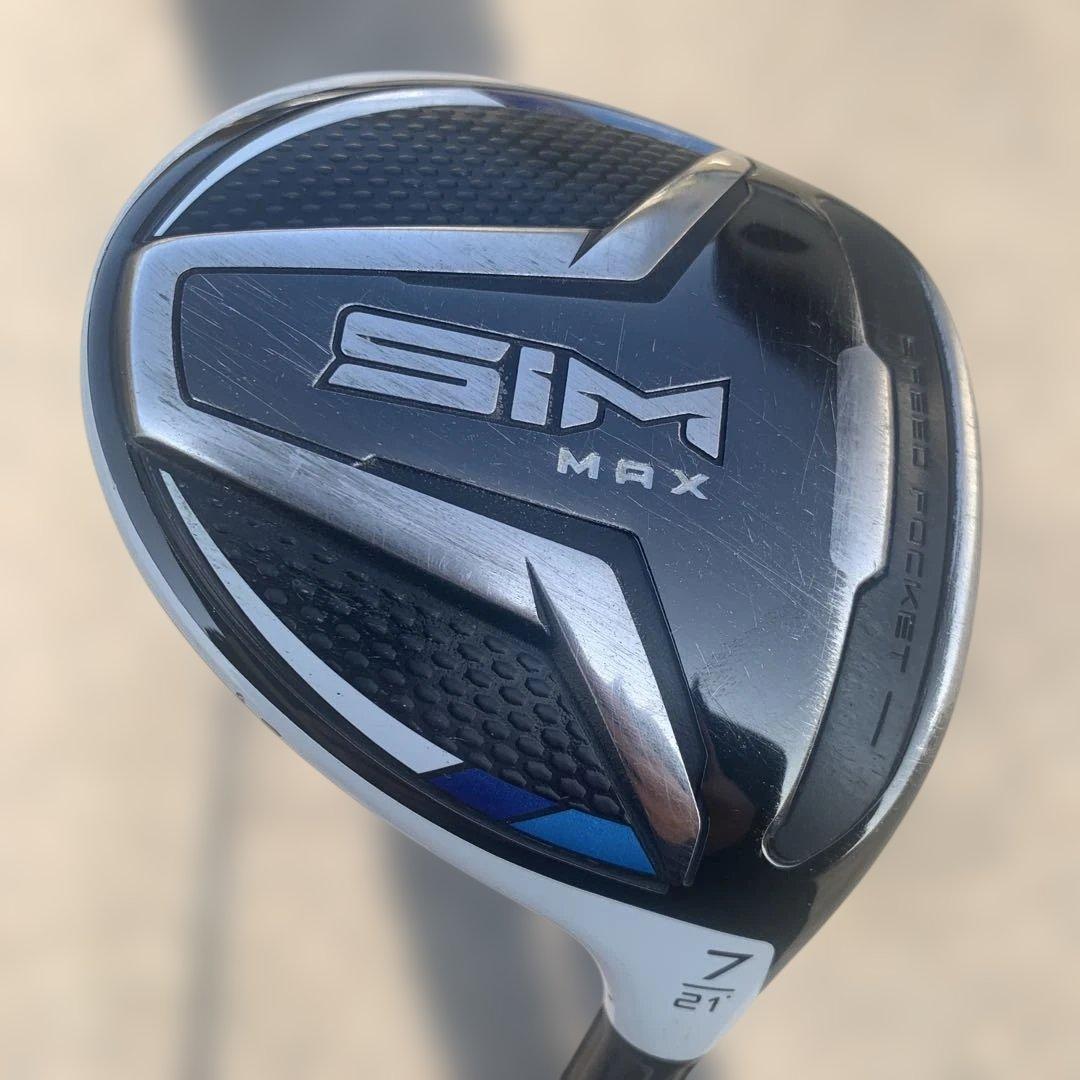 【レア】TaylorMade SIM MAX 7W21度 フェアウェイウッド