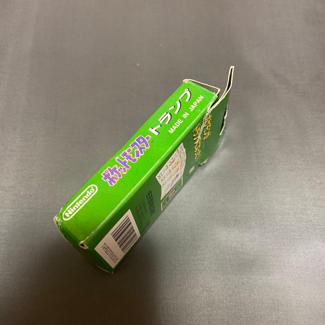 【箱あり】ポケモン　トランプ　カード　緑　初代