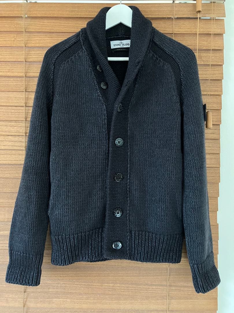 STONE  Sサイズ ネイビー ニット イタリア製