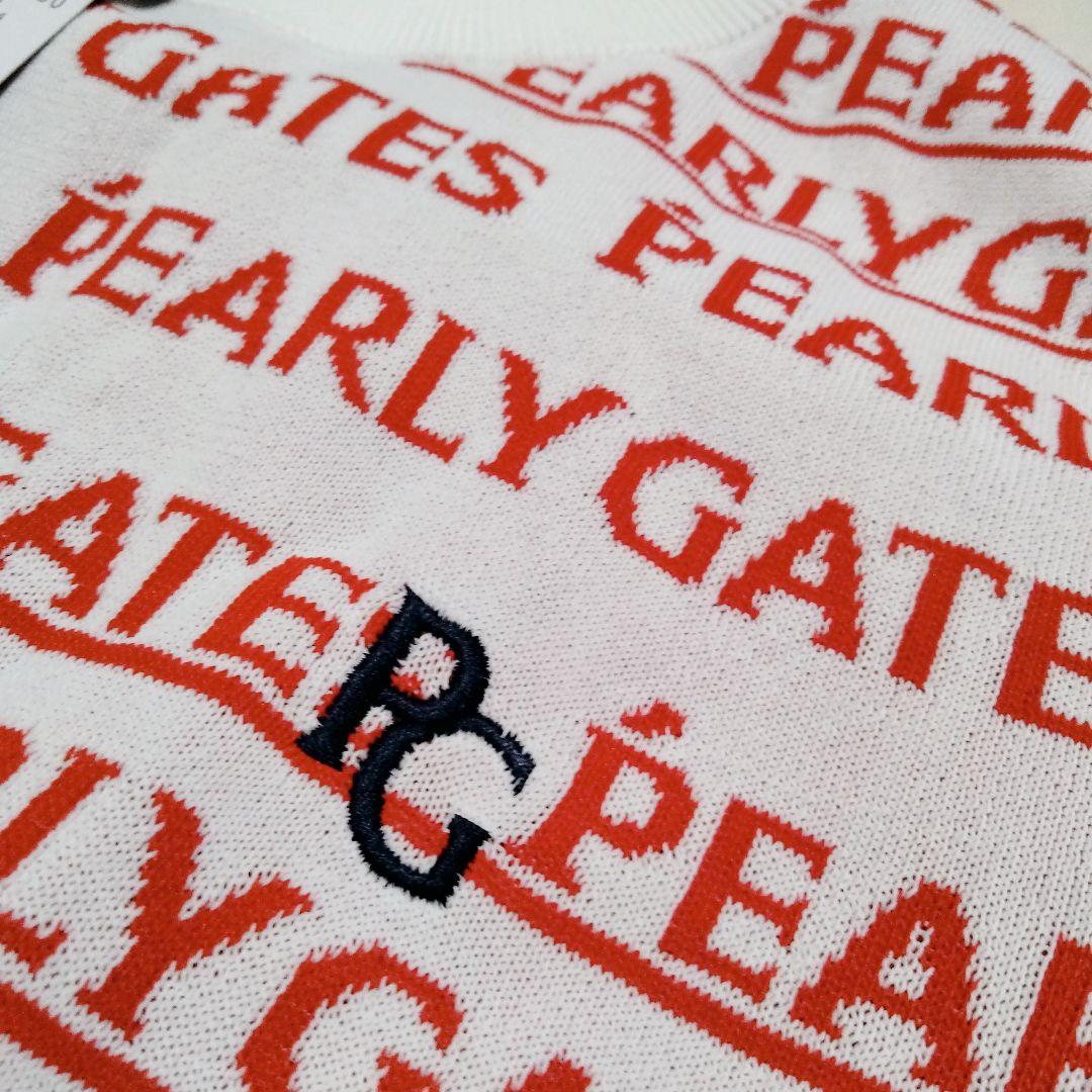 PEARLY GATES パーリーゲイツ 薄手ニットセーター 総柄 0 ゴルフ