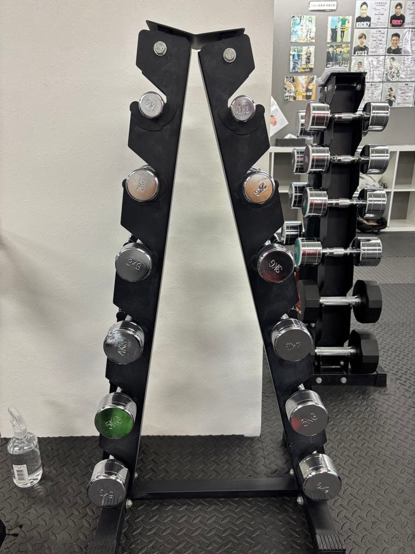 1kg〜20kgダンベル（ラック付き）