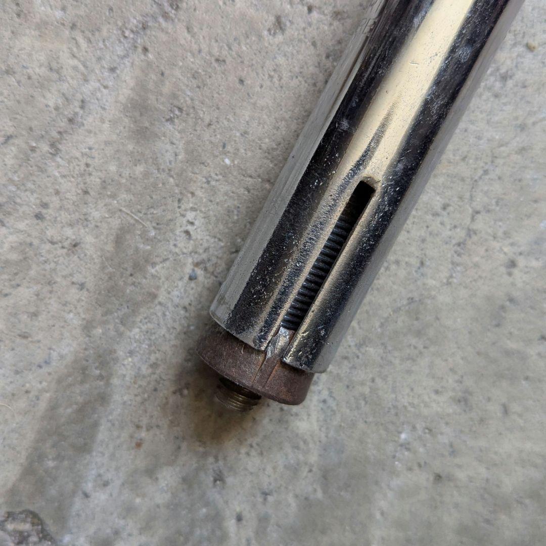 希少 ビンテージ ALPS 可変 スライダー クロームメッキ スレッドステム