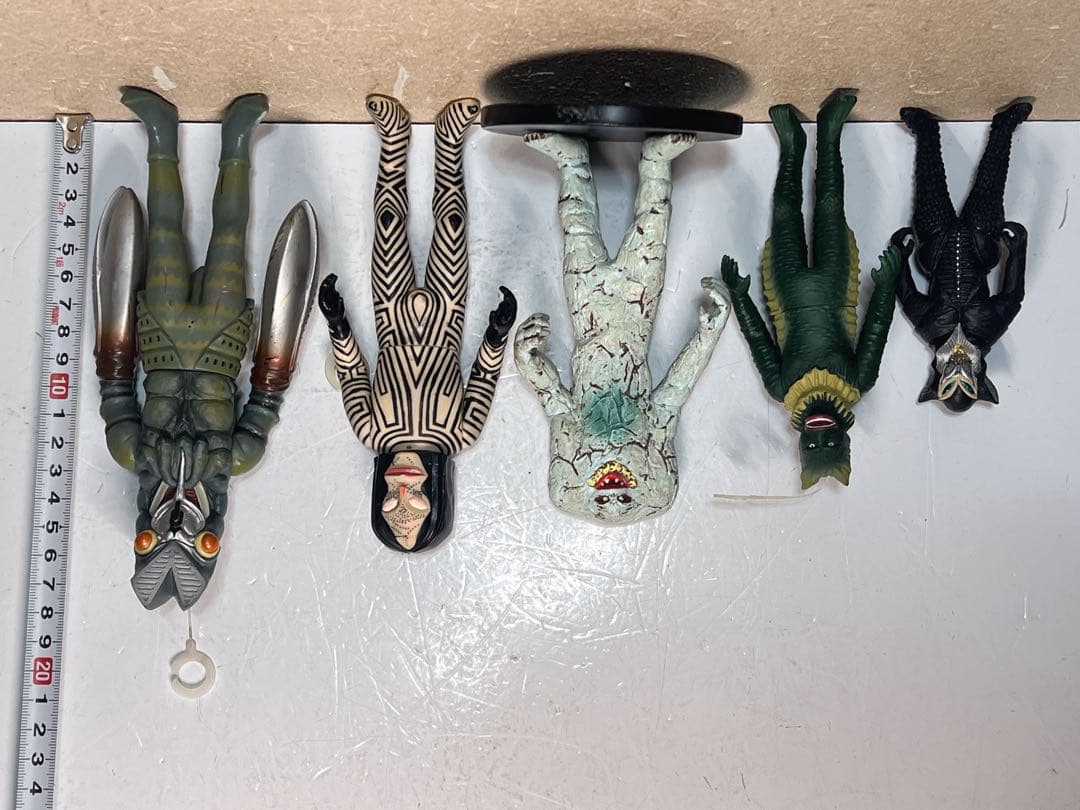 ヴィンテージ バンダイ ウルトラマン 怪獣 ビニールフィギュア 5 体