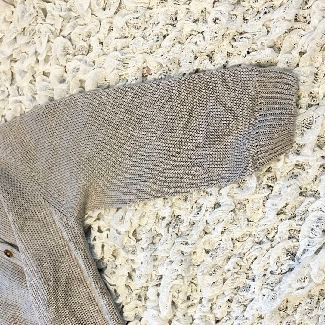 MARGARET HOWELL マーガレットハウエル長袖リネン100%カーディガ