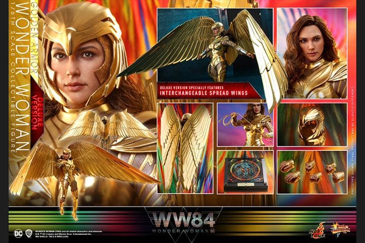 ホットトイズ ワンダーウーマン ゴールドアーマー版［ボーナスアクセサリー付き］