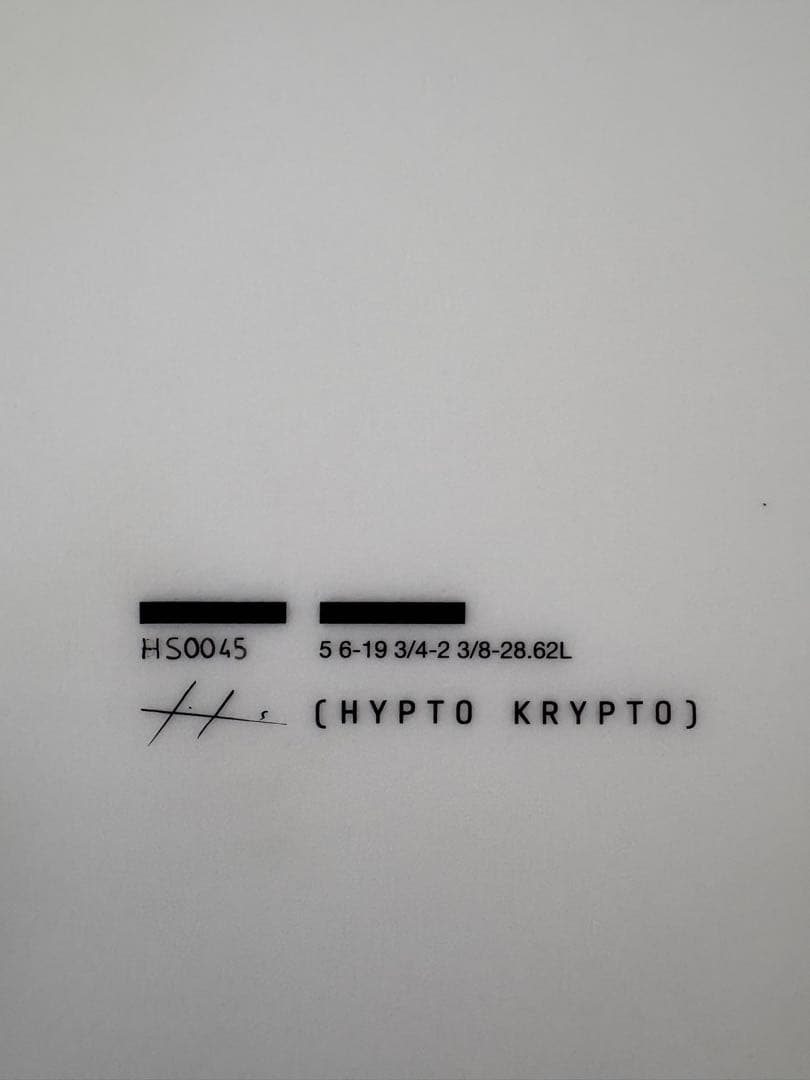 ヘイデンシェイプス　ヒプトクリプト 5'6