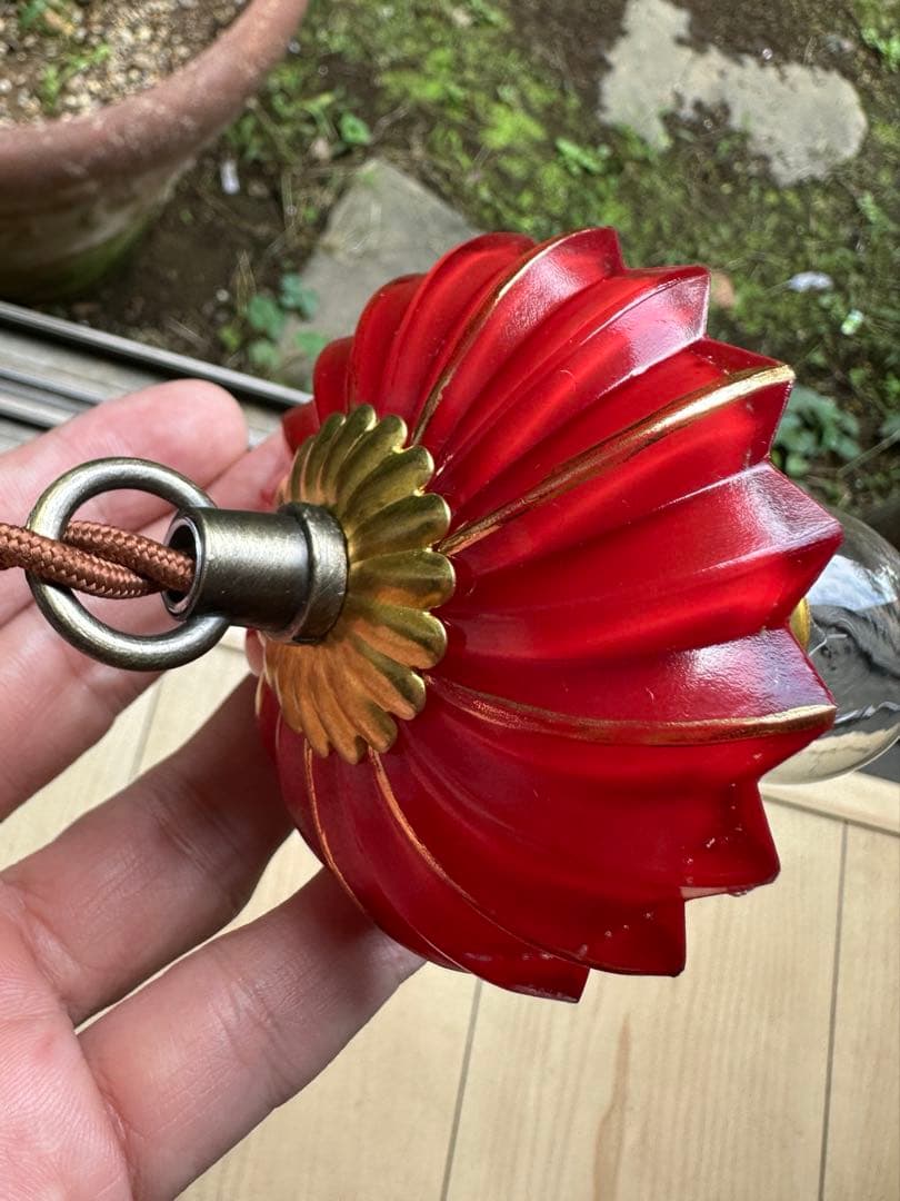 ＊ひーこページです＊ ① 『クランベリーガラスの可愛いアトリエランプ＊』