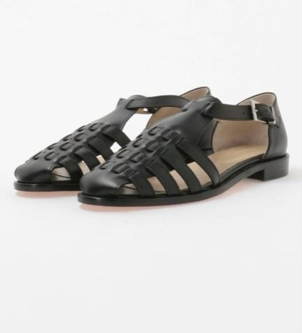 Steven Alan スティーブン アラン　レザー メッシュ サンダル 35