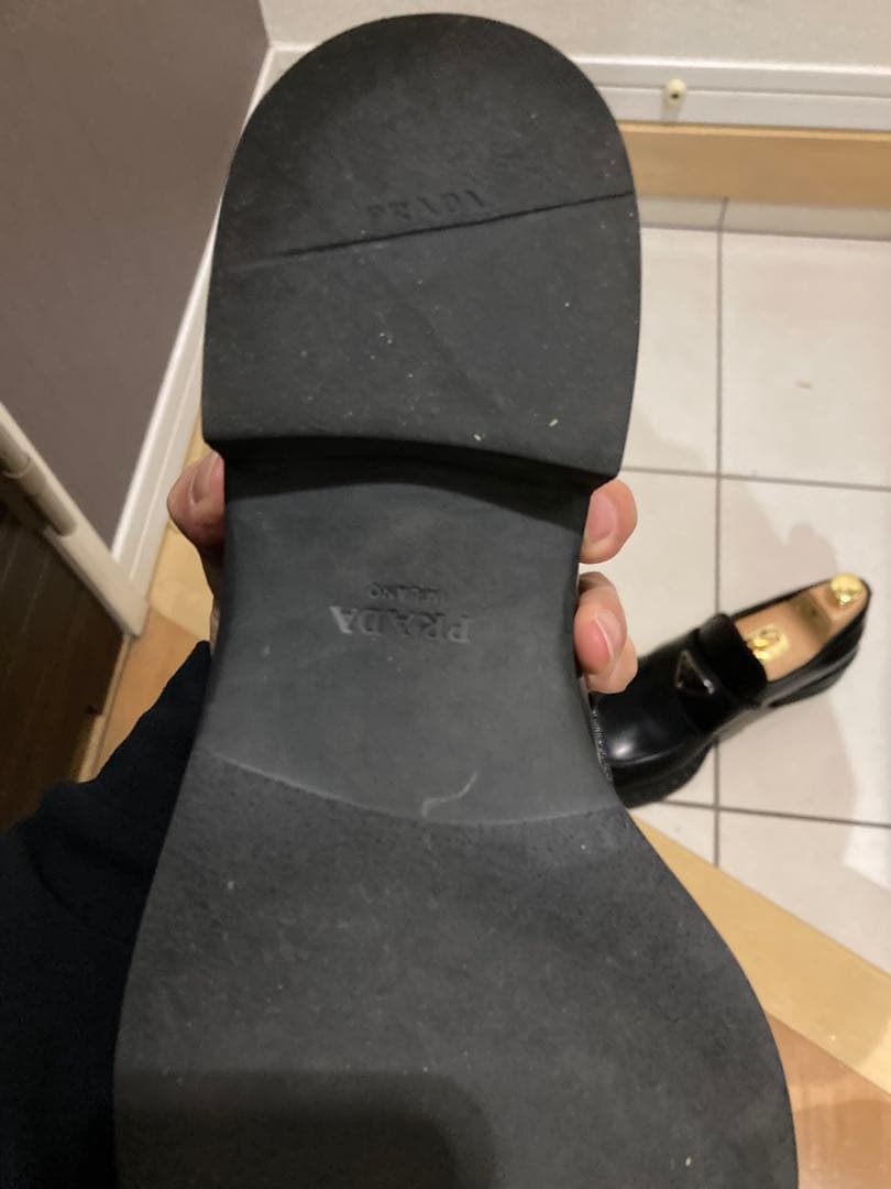 PRADA チョコレートローファー