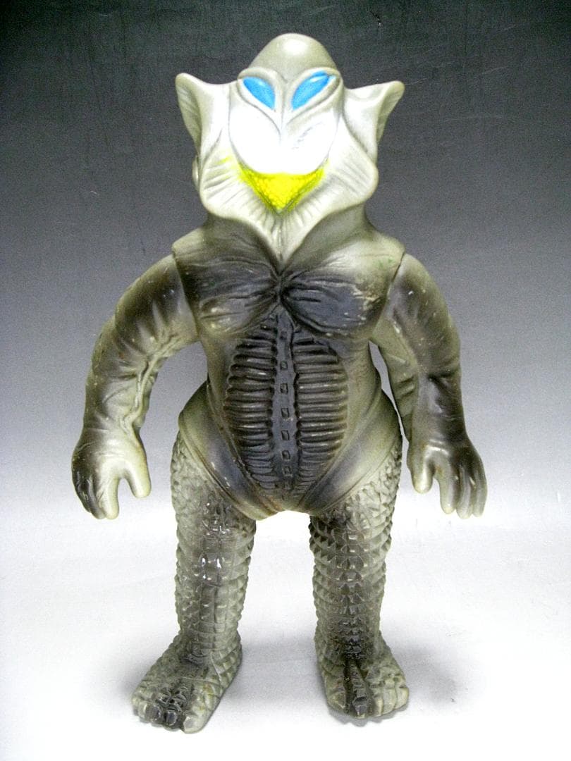 #当時物 #ブルマァク #メフィラス星人 #ソフビ #足裏落書き有 #マルサン