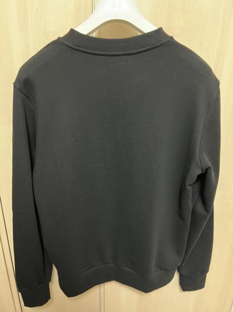 新品未使用☆MONCLER Letteringlogo スウェット M 黒色